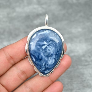Pietersite Pendant 925 Sterling Silver Pendant Pietersite Gemstone Pendant Necklace Handmade Jewelry Pietersite Jewelry Gift for Her Mother