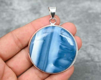 オワイヒーオパールペンダント 925スターリングシルバーペンダント オ