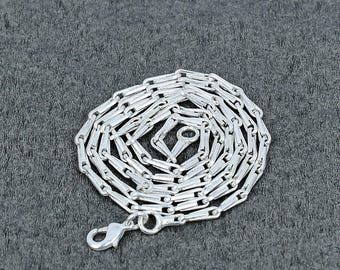 16'' to 30'' Chain For Gift,Paper Clip Chain Necklace For Pendant, 925 Sterling Silver Chain For Pendants, Top Quality Cable Chains Necklace
