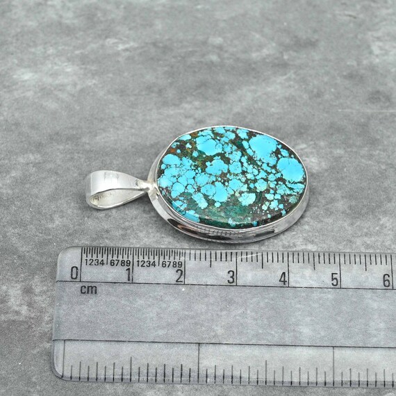 Minoplata Feigen-Anhänger Aus 925er Sterlingsilber - Türkis Schmuckstück