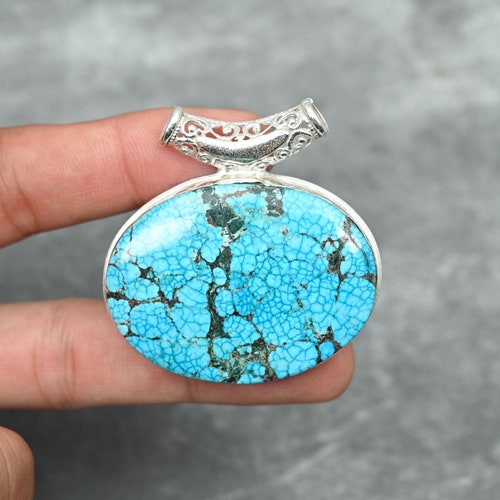 Blue Turquose Spkes/Donut Howlte Stone Bead - Etsy España