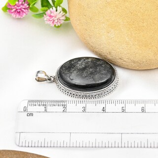 Mantraroma Collana In Argento 925 Con Ciondolo Ovale E Pietra Granato Naturale - Catena 40 Cm, Gioiello Fatto A Mano