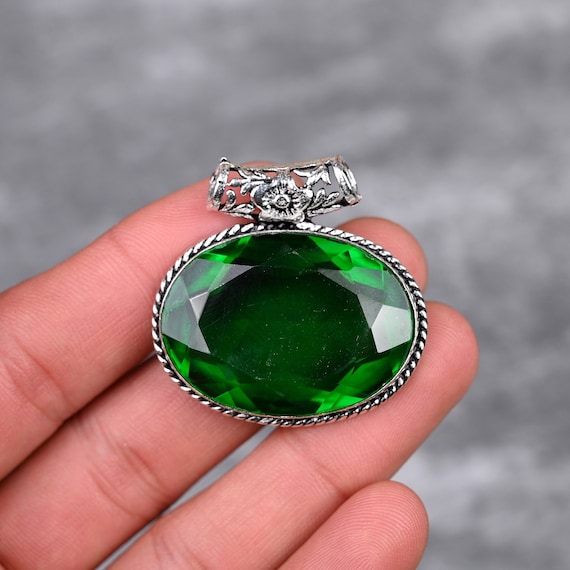 ペリドットペンダント 925スターリングシルバーペンダント