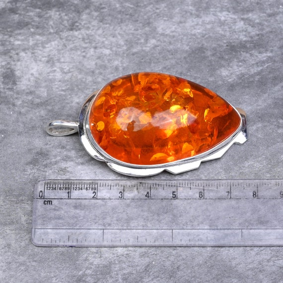 コモ様　オーダーページ バルト海産琥珀のビッグサイズペンダント 925スターリングシルバー
