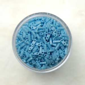 Miyuki Quarter Tila Beads - Opaque Turquoise Blue - QTL413