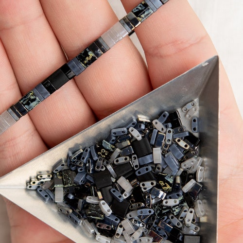 Tila Bead Custom Mix Mermaid Flat Tile Beads 12g Bead Mix Etsy