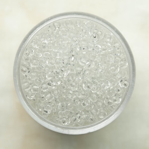 Miyuki 8/0 Round Seed Beads - Crystal - 8-131