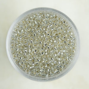 11-1, Miyuki 22g Silver Lined Crystal 11-1, Miyuki 22g Silver Lined Crystal