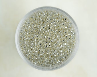 11-1, Miyuki 22g Silver Lined Crystal 11-1, Miyuki 22g Silver Lined Crystal