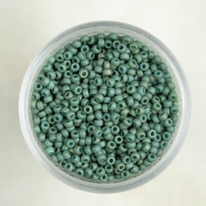 11-4701, Miyuki 22g Frost Opaque Glaze Rainbow Celadon 11-4701, Miyuki 22g Frost Opaque Glaze Rainbow Celadon