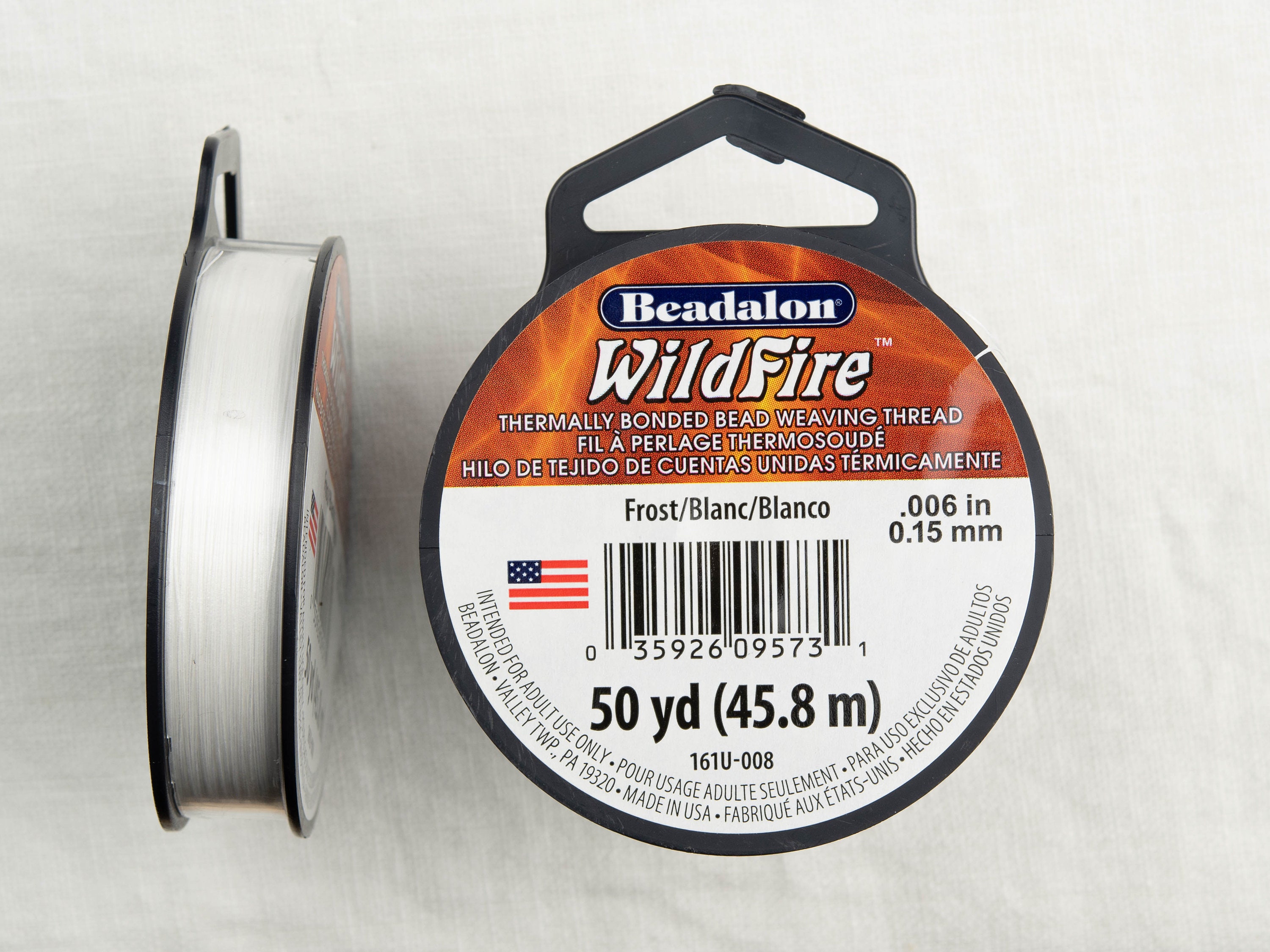 Beadalon Gray Wildfire Beading Thread .008in - 20 Yard Spool