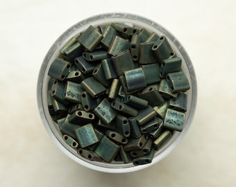 Miyuki Whole Tila Beads - Matte Metallic Patina Iris - TL2008