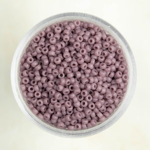 Miyuki 11/0 Round Seed Beads - Opaque Mauve - 11-410