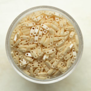 Miyuki Quarter Tila Beads - Light Caramel Ceylon - QTL593