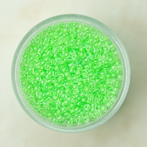 11-1120, Miyuki 22g Luminous Mint Green 11-1120, Miyuki 22g Luminous Mint Green