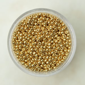 11-4202, Miyuki 22g Duracoat Galvanized Gold 11-4202, Miyuki 22g Duracoat Galvanized Gold