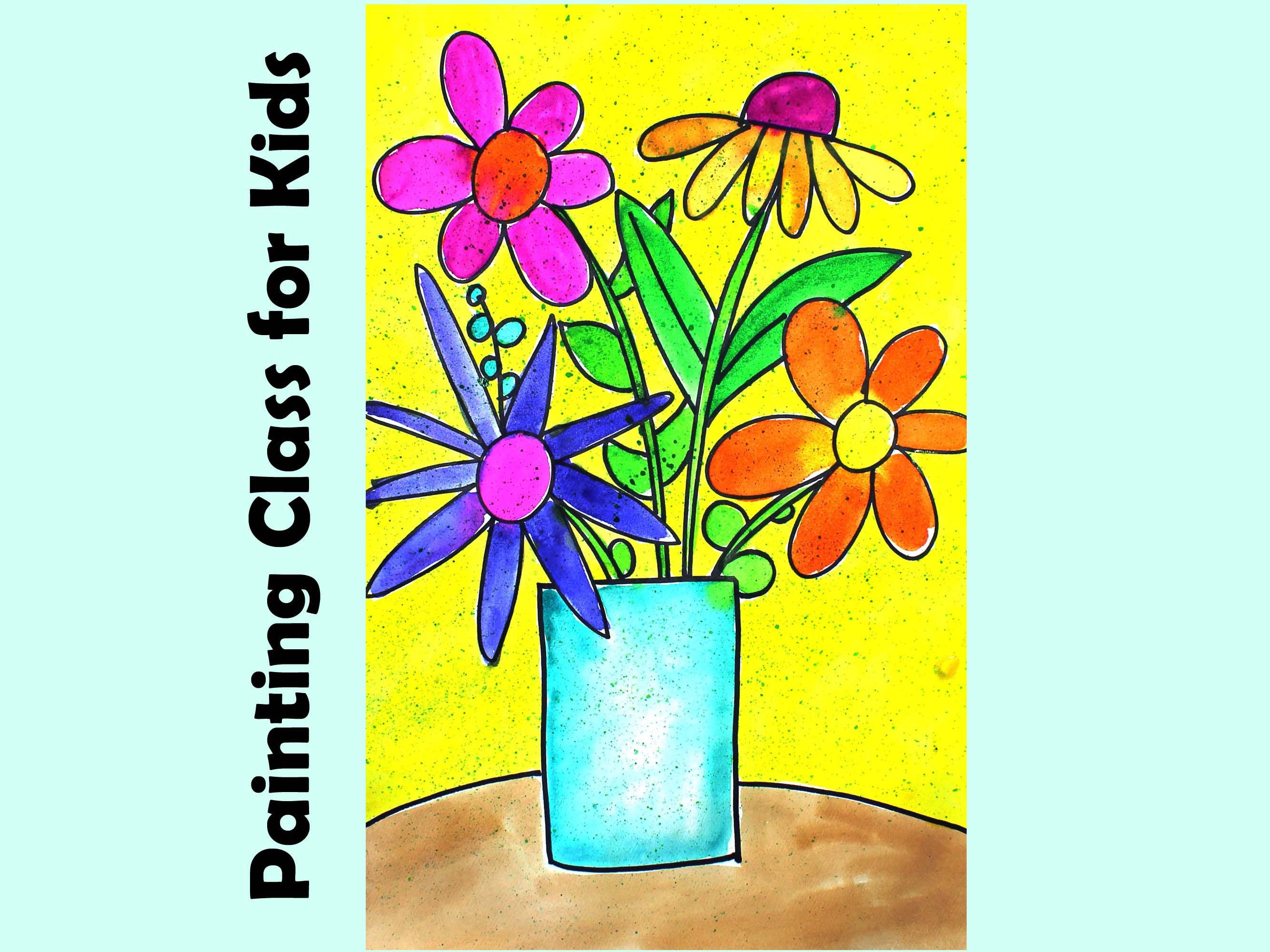 Mothers Day Flower Pots Coloring Page For Kids Stock Illustration -  Download Image Now - Coloring Book - Art Supply, Mother's Day, Backgrounds  - iStock