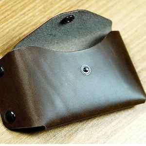 UNIKAT DESIGN LEDER Kartenhalter Schlanke Leder Kartenetui Schlanke Design Leder Geldbörse für Männer Kartenhalter für Frauen schlanke Brieftasche Herren Geldbörse