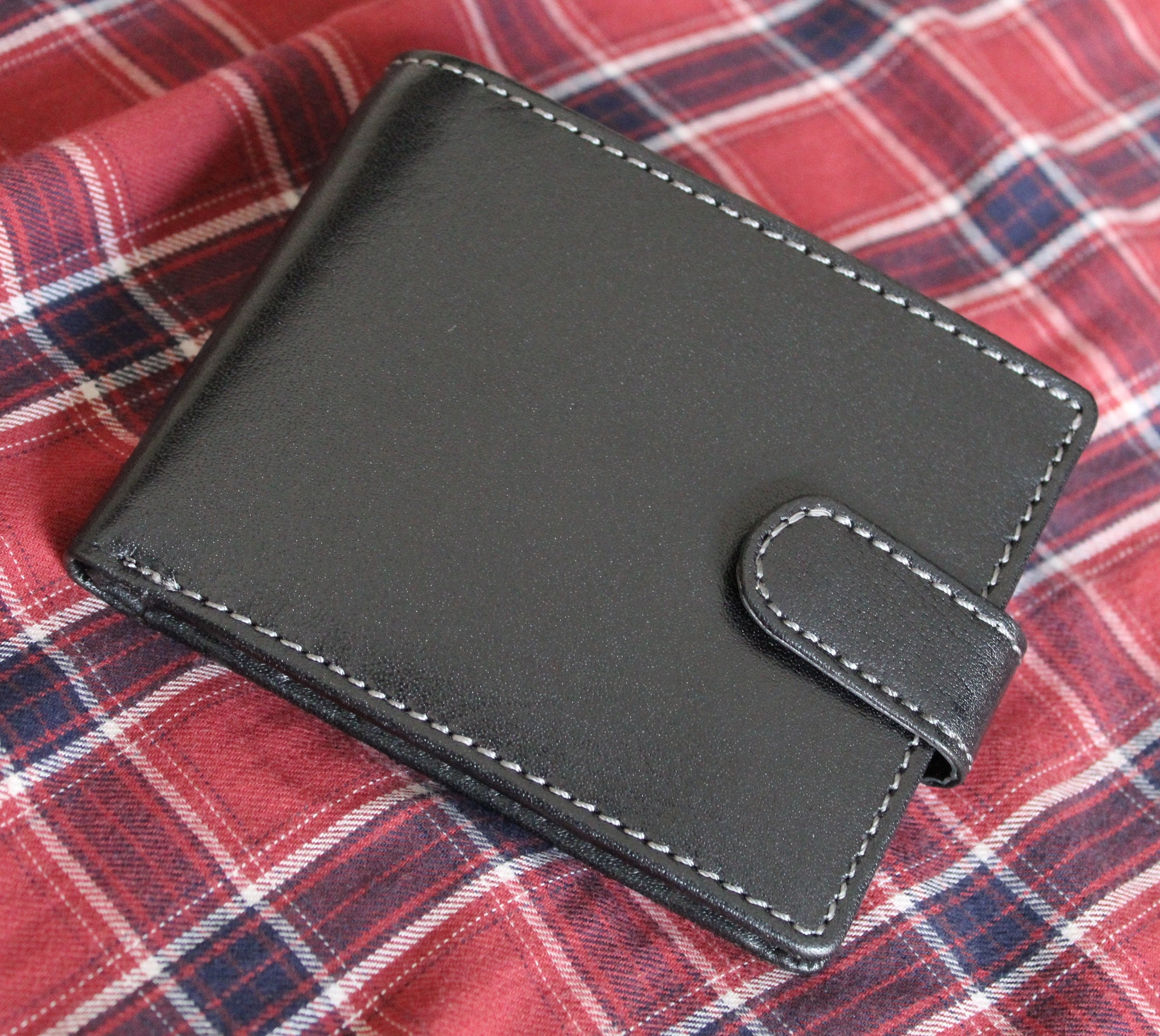 Human Made Wallet Handmade Leather Bifold Wallet: RFID Blocking, Zipper Coin Purse - Etsy