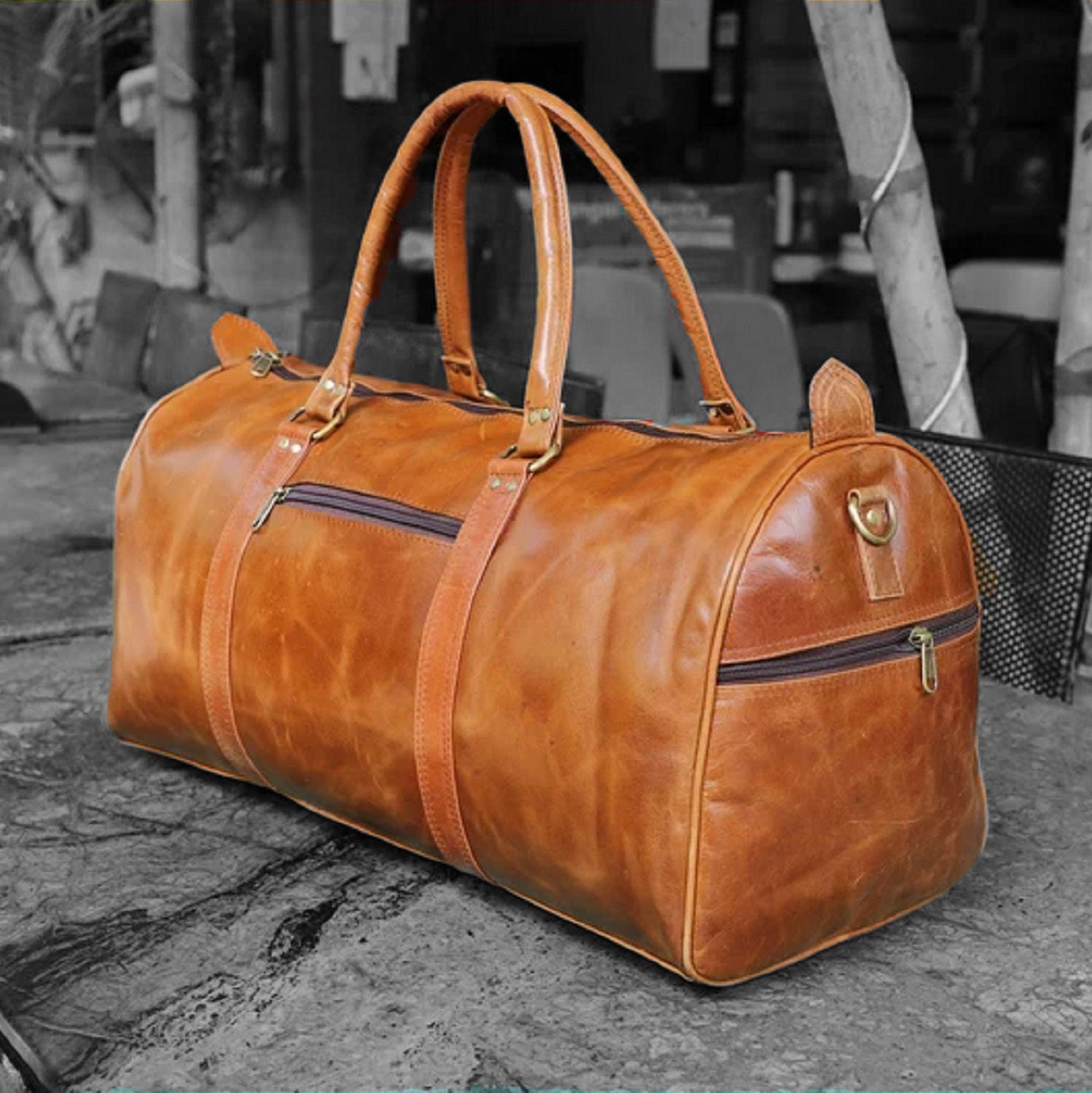 Avis sur le sac de voyage en cuir Austin de Berliner Bags : weekender