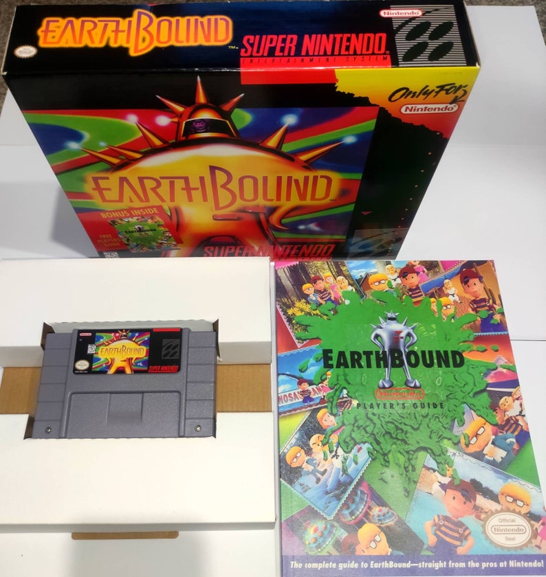 Earthbound NTSC Version Cart big Box Game and Player Etsy Australia