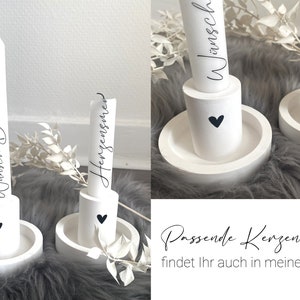 Kerzen Stabkerzen mit Spruch Geschenkidee Muttertagsgeschenk Geschenk beste Freundin Ostergeschenk Herzensmensch Bild 7