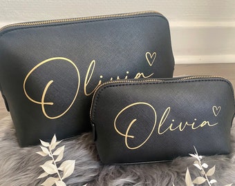 Personalized cosmetic bag with name | Toiletry bag | Makeup bag | Makeup | Gift idea | Gift best friend | Easter gift