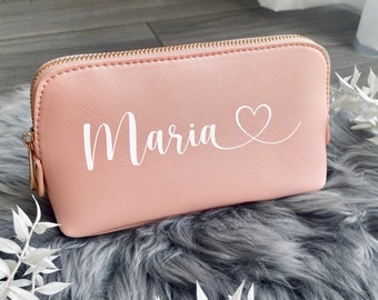 Personalized cosmetic bag with name | Toiletry bag | Makeup bag | Makeup | Gift idea | Gift best friend | Easter gift