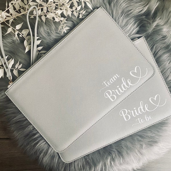 Personalisierte Clutch | JGA | Brautjungfer | Trauzeugin | Braut | Abendtasche | Hochzeit | Geschenkidee