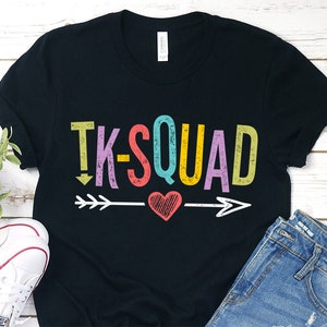 TK-Squad SVG Teacher T-shirt Print PNG