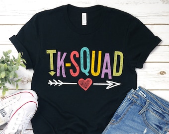 TK-Squad SVG Teacher T-shirt Print PNG