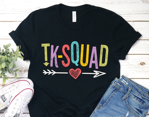 TK-Squad SVG Teacher T-shirt Print PNG