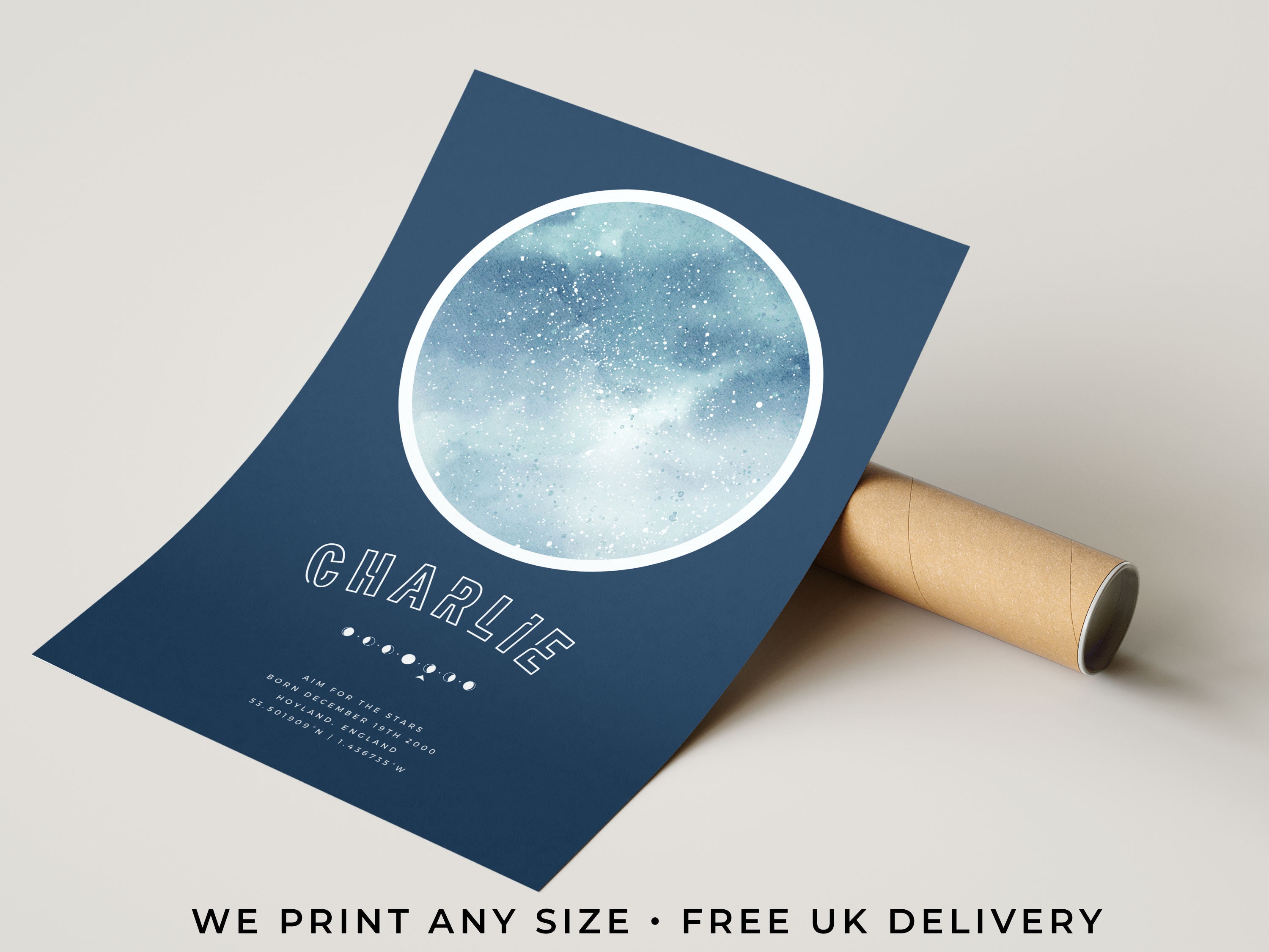 Blue Custom Sky Map Print With - Il Fullxfull.4327445649 Ealr 