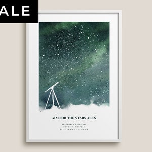 Carte des étoiles par date, Nuit où nous nous sommes rencontrés Cadeau d’anniversaire, Impression du ciel nocturne, Affiche Star Map, Cadeau de mariage, Impression Constellation, Cadeau personnalisé