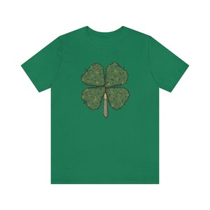 Stoned Leaf Clover© Unisex Tee (Due to high demand, multiple printers must be used. Colors may vary.)