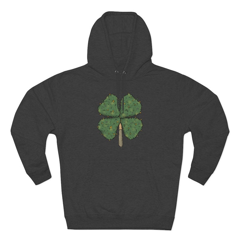 Stoned Leaf Clover© Unisex Premium Pullover Hoodie image 6