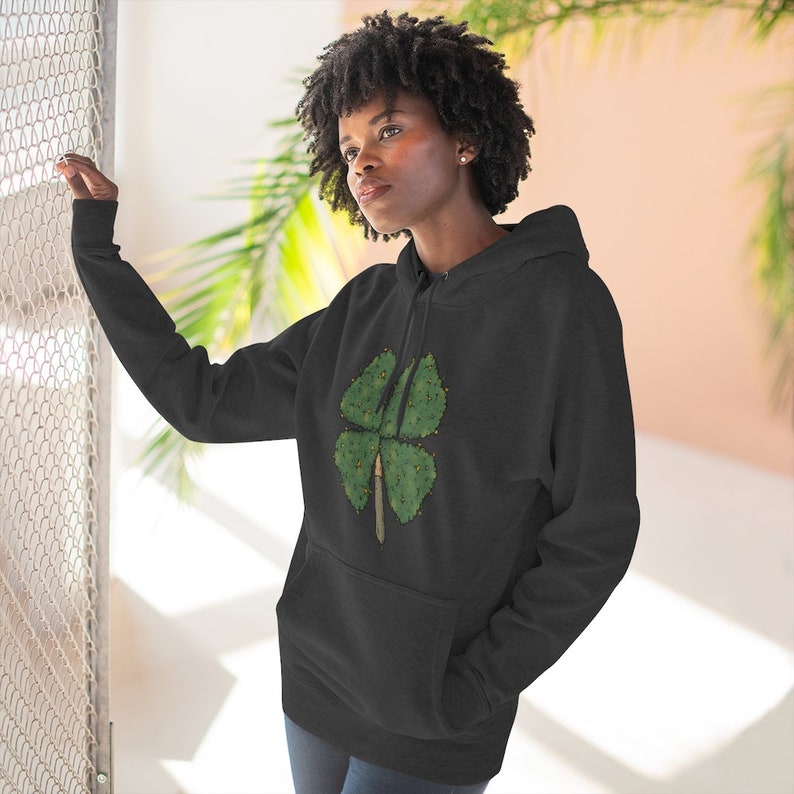 Stoned Leaf Clover© Unisex Premium Pullover Hoodie image 10