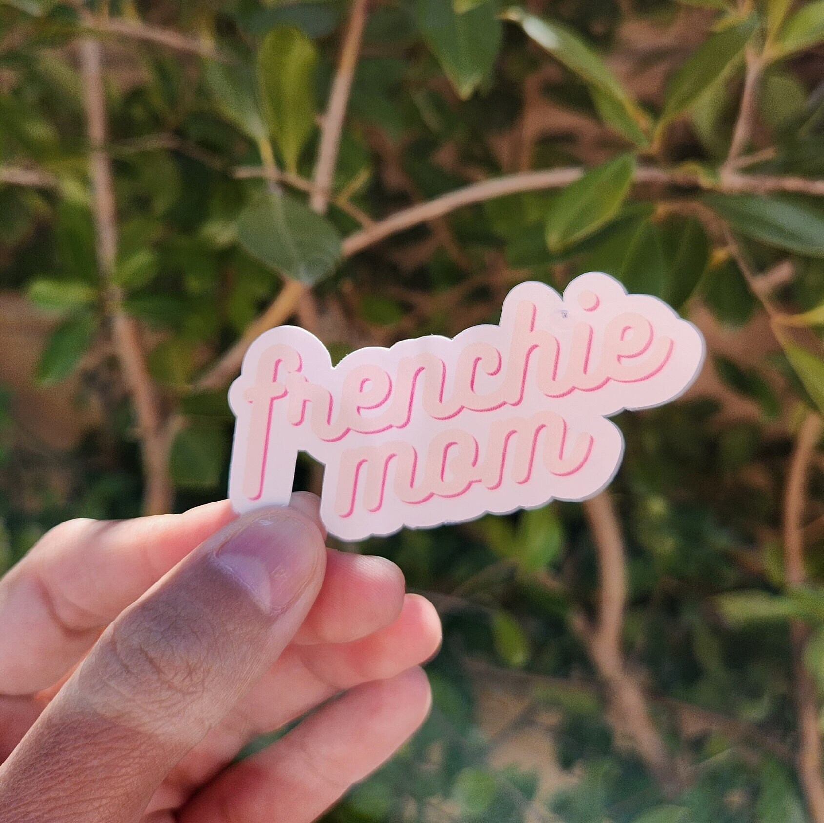 Frenchie Mom Sticker - Etsy