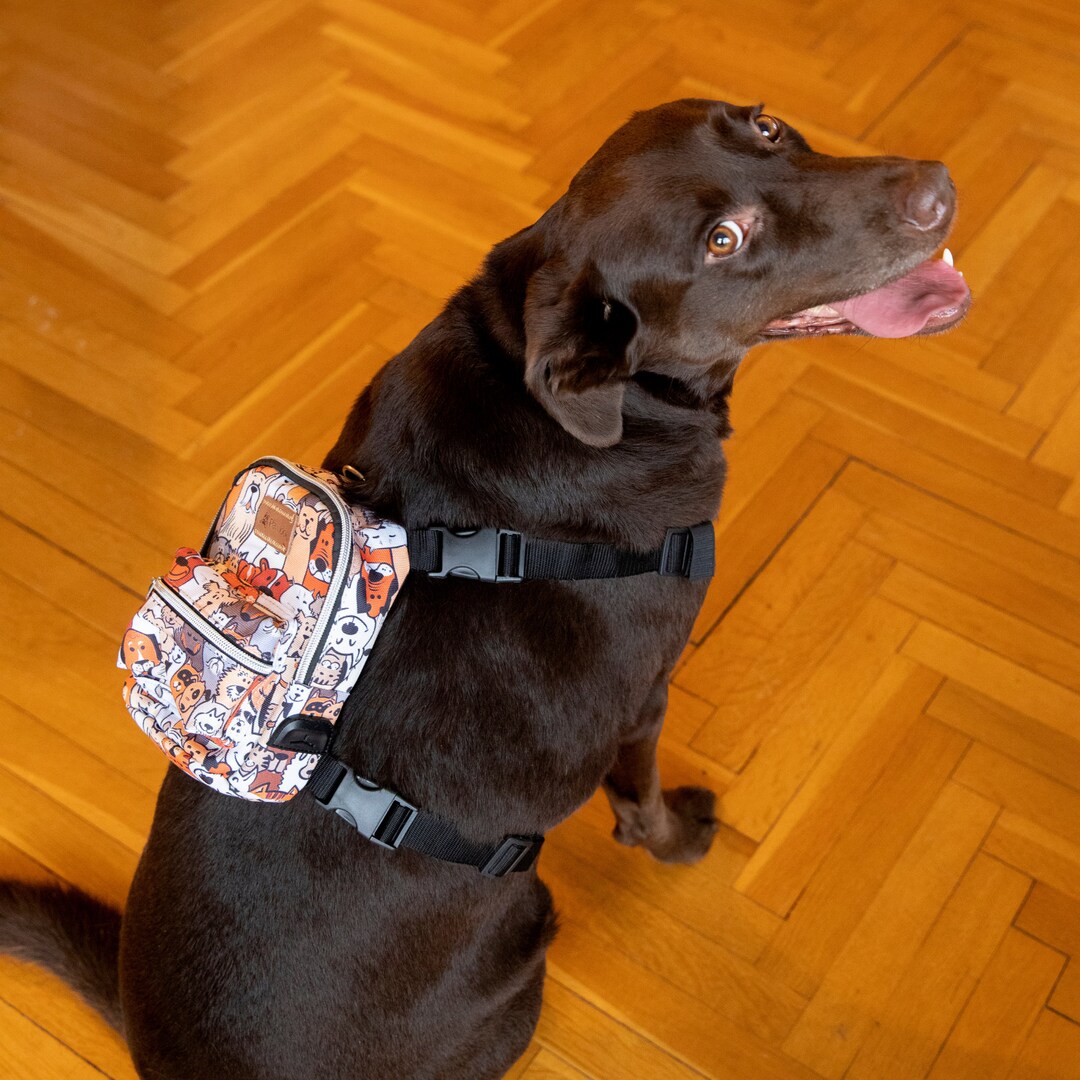 Dog Backpack Harness Dog Harness Custom Dog Harness By Etsy