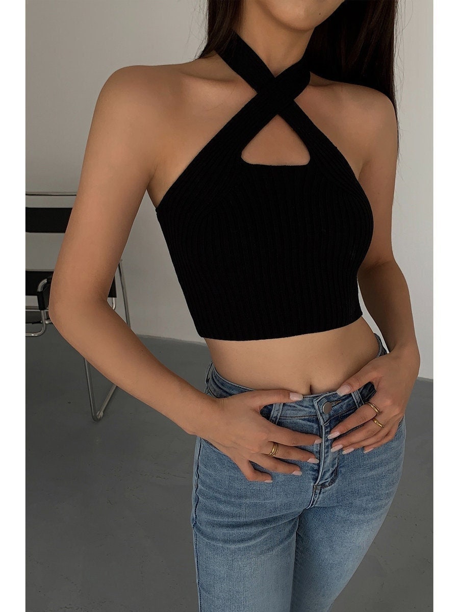 criss cross crop top