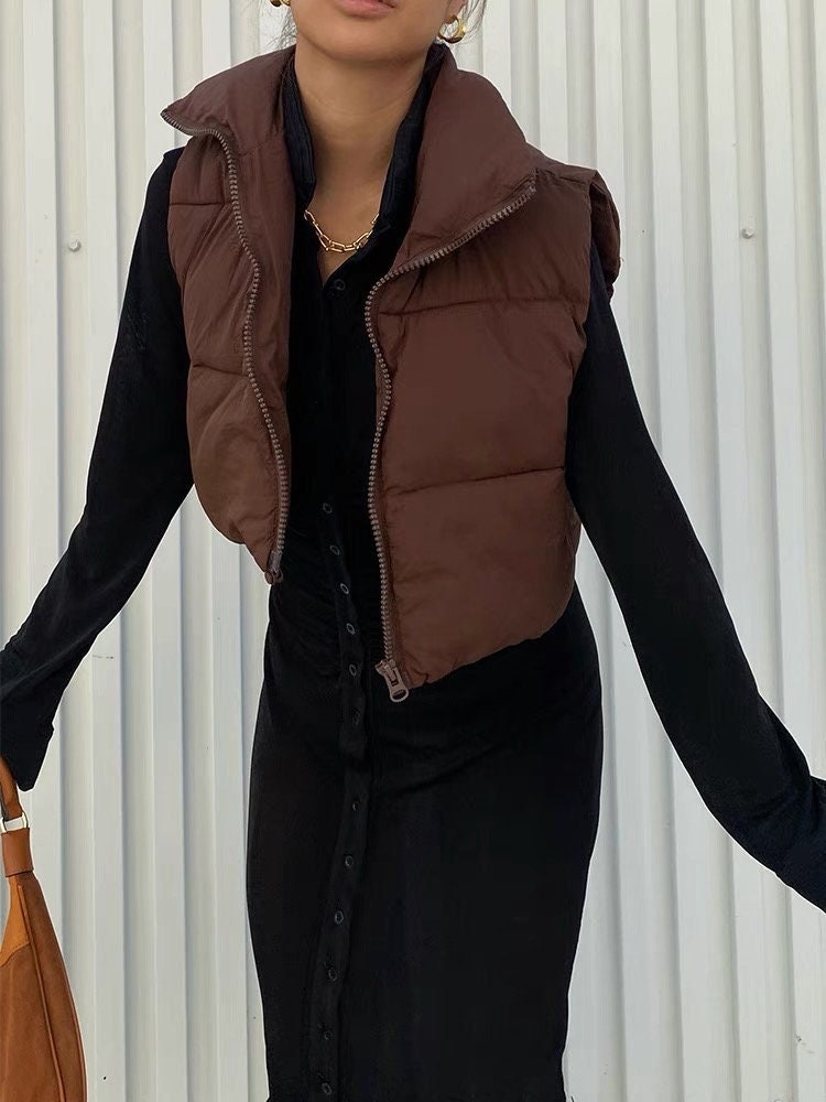 Women Puffer Vest - Etsy UK