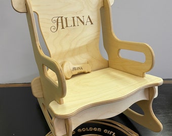 Great gift for Young Child - Creative Personalized Rocking Chair