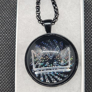 Charles The First glass pendant.