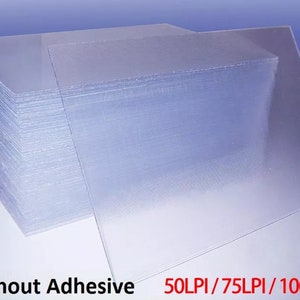 10 feuilles lenticulaires, objectif 3D FLIP, impression de photos, affiche 50 LPI/75 LPI/100 LPI