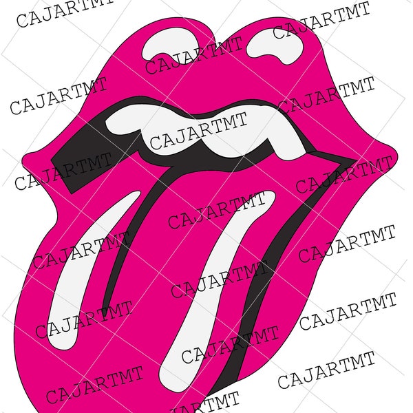 Rolling Stones - Tongue - Lips - logo - PNG- JPG - SVG