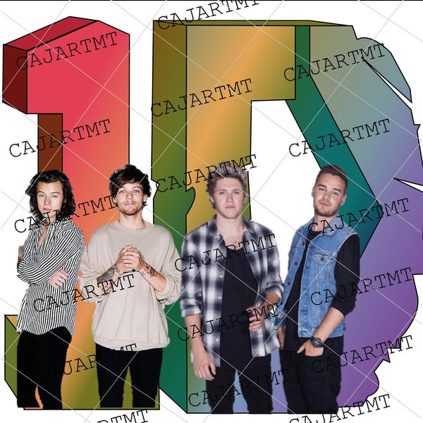 Harry - Louis - Naill - Liam - 1D - One Direction - PNG - JPG - SVG