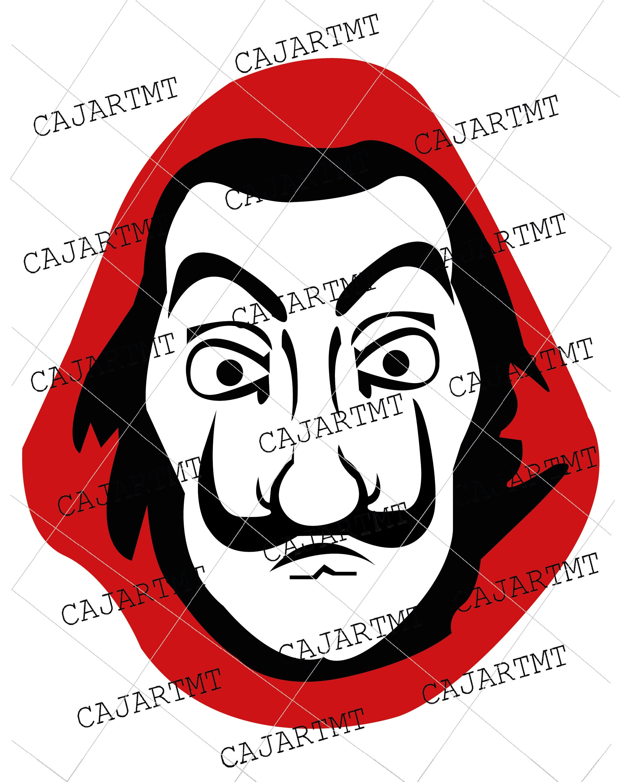 Money Heist Logo Casa De Papel PNG JPG SVG Etsy