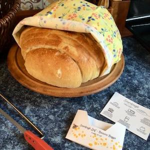 Sourdough Loaf XL Beeswax Baggie Packaging 2 per Sheet (Digital Download)