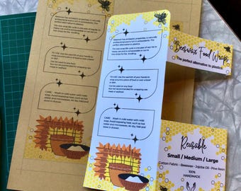 Envelope de cera de abelha para imprimir: faça você mesmo (download digital em PDF)