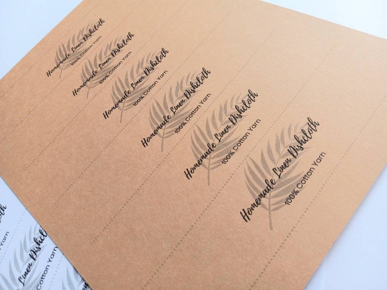 PRINTABLE palm Branch Template, Dishcloth Tags / Wrap Labels DIY ...